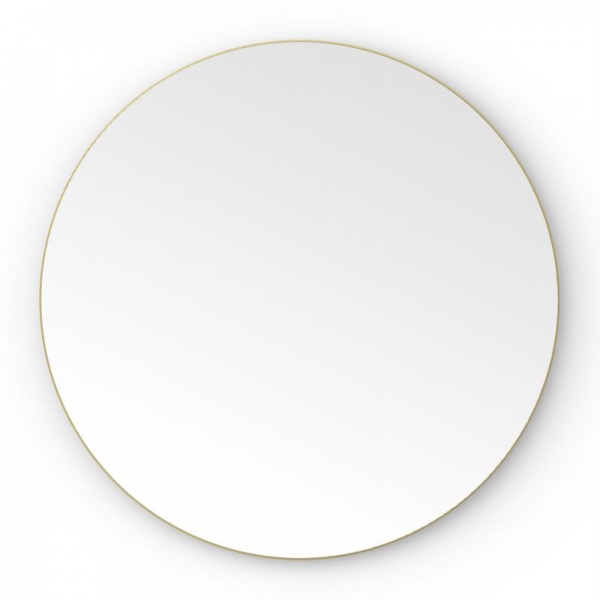 Oslo Round Mirror - Brushed Brass - Available in 3 Sizes